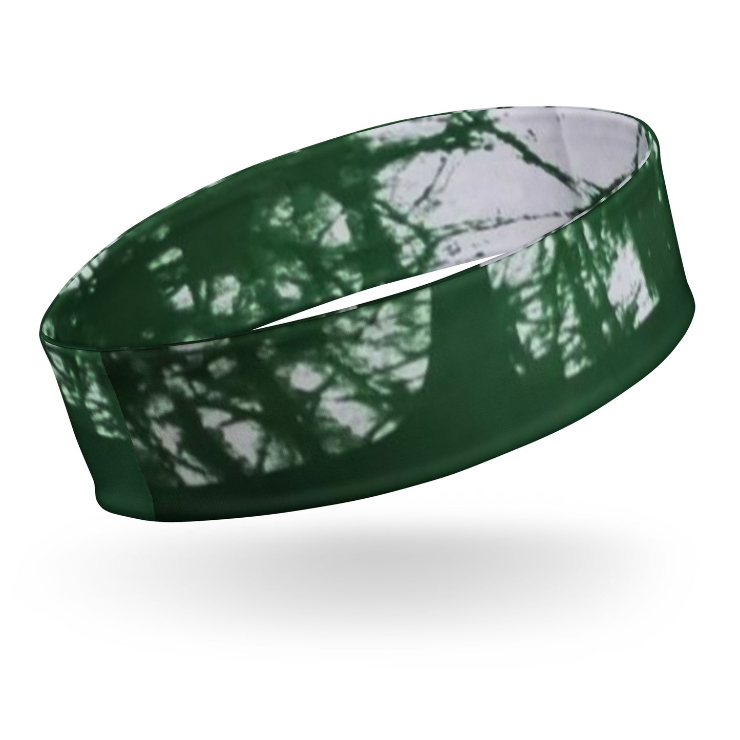 Green Adire Headband