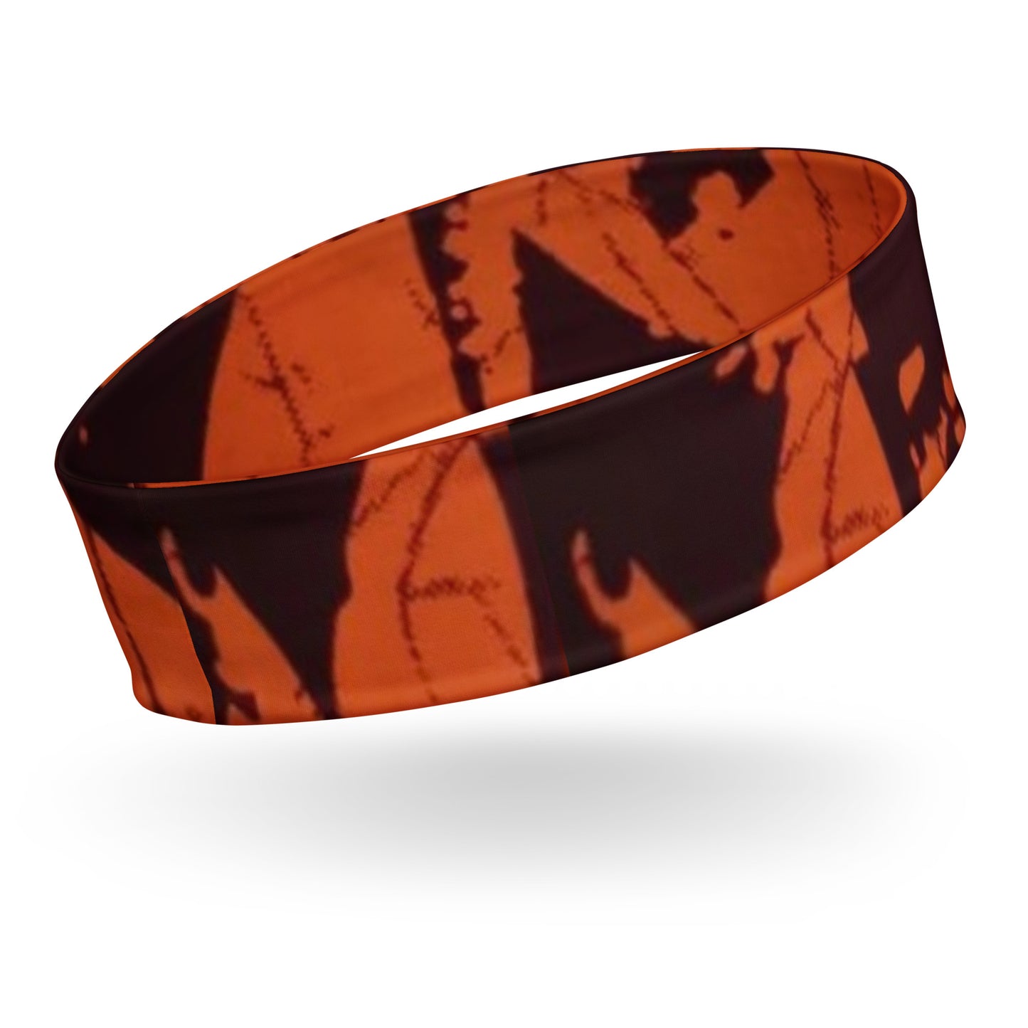 Orange Adire Headband