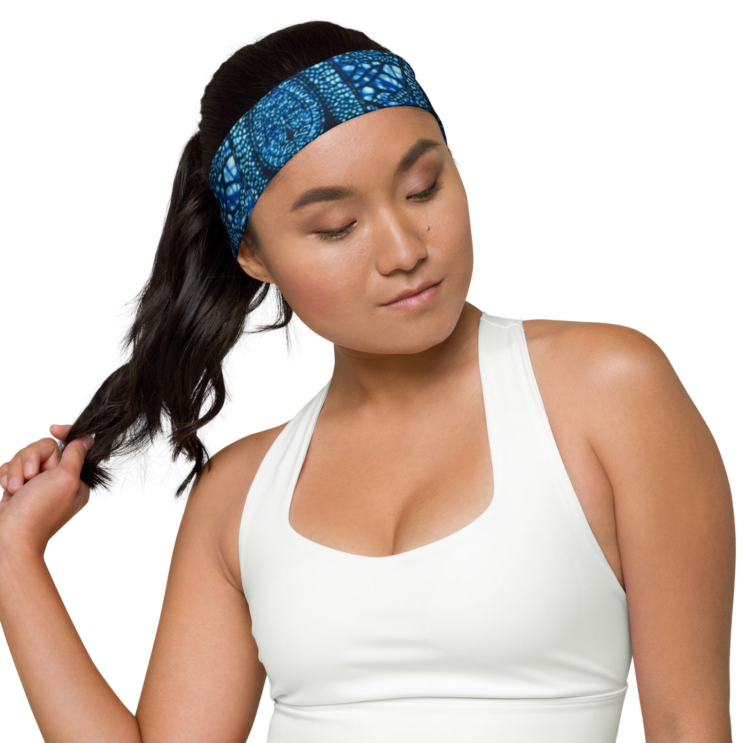 Blue Peas Headband