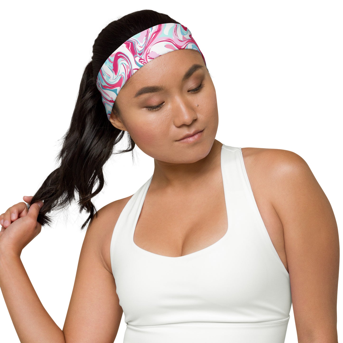 Pink Marble Headband