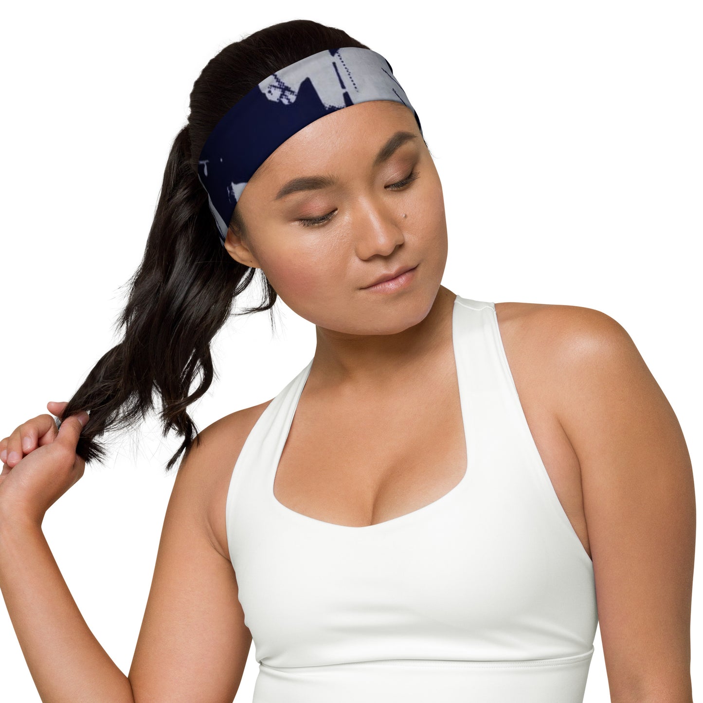 Indigo Adire Headband