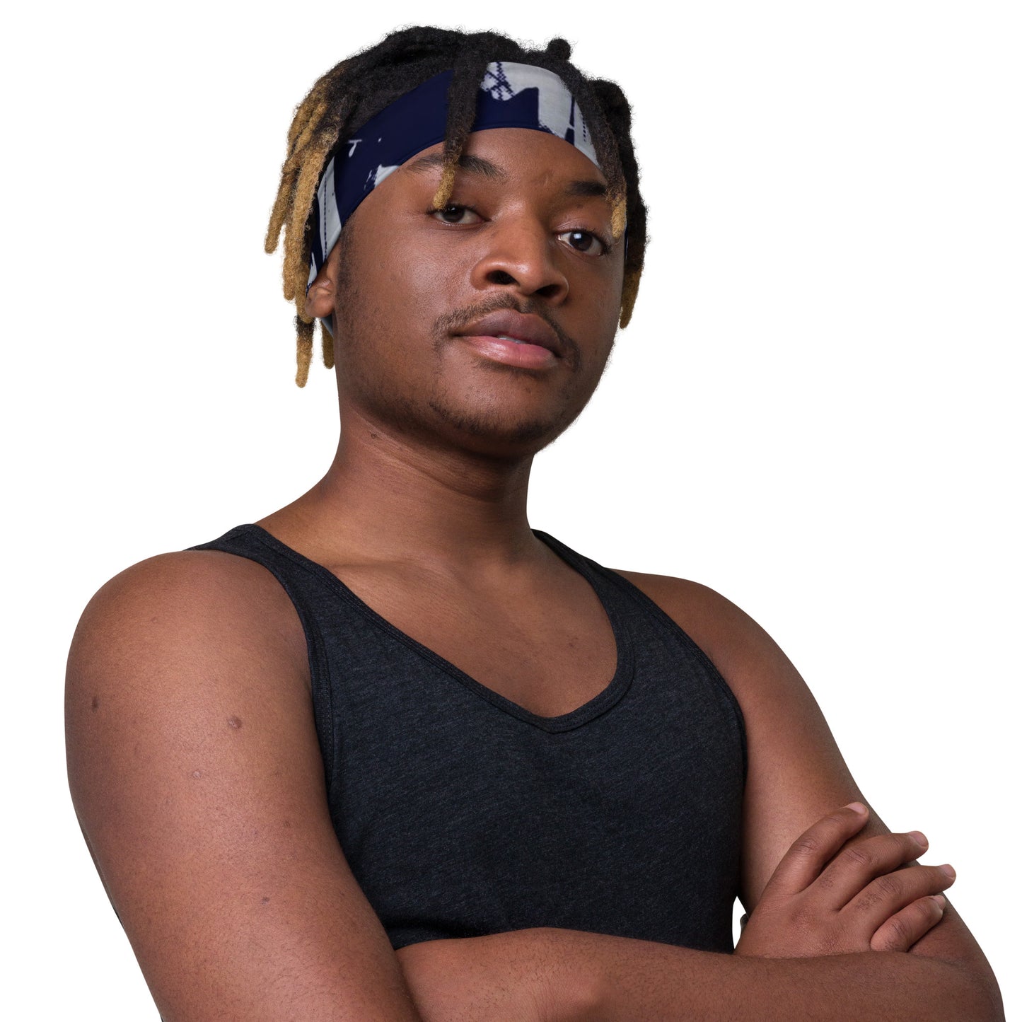 Indigo Adire Headband