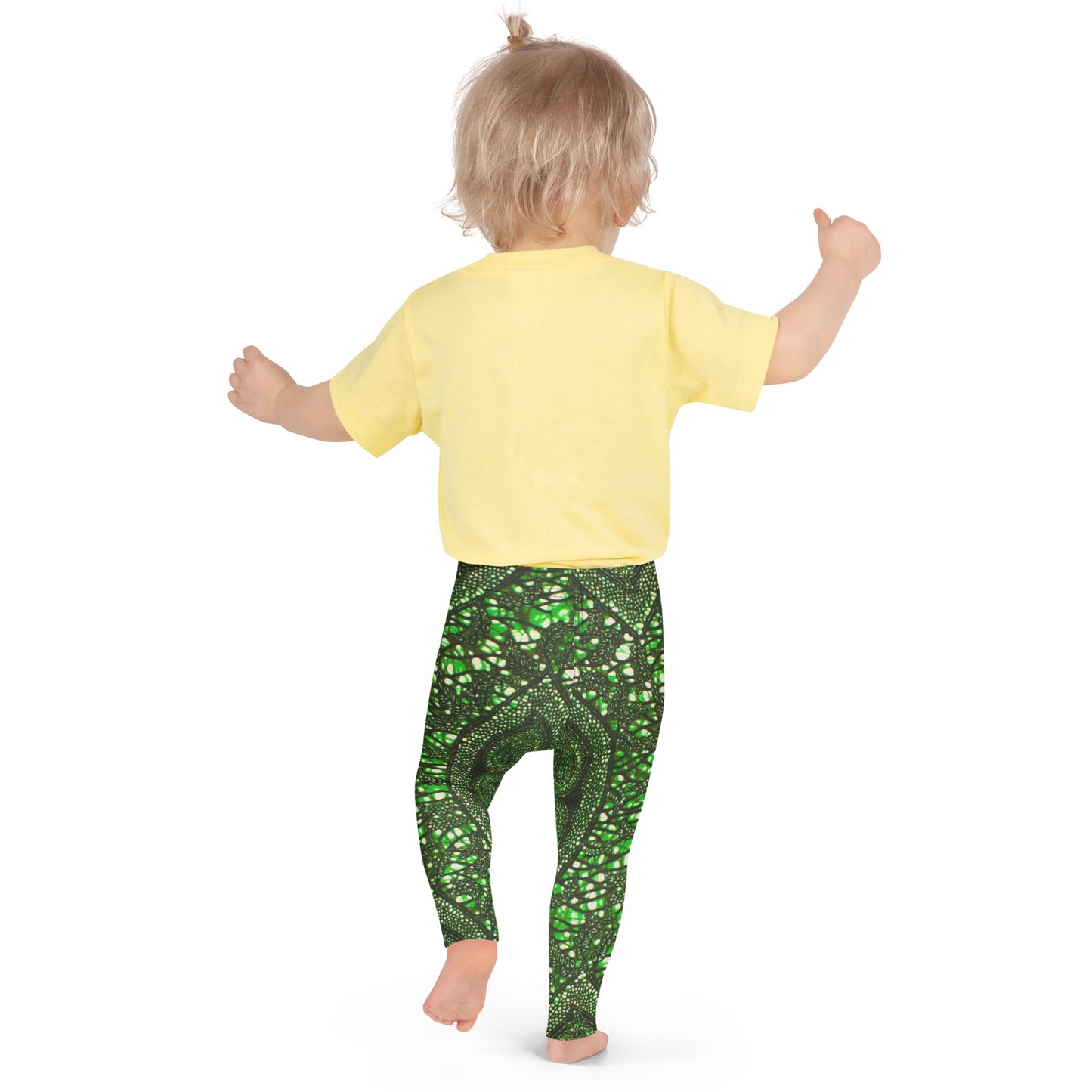 Green Peas Ankara Kid's Leggings