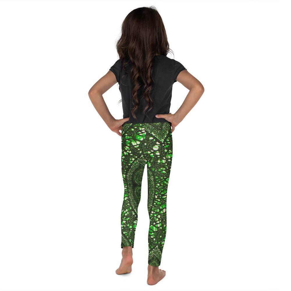 Green Peas Ankara Kid's Leggings