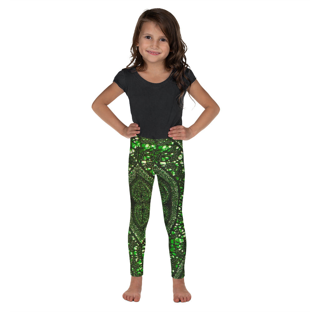 Green Peas Ankara Kid's Leggings