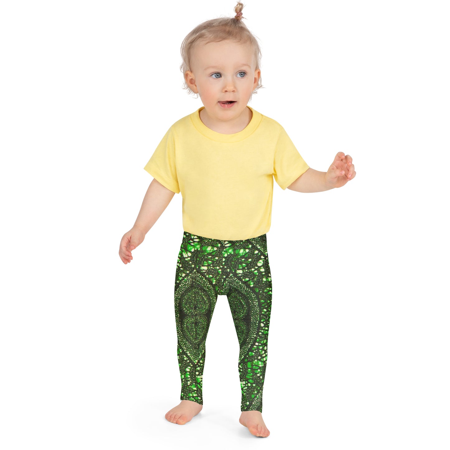 Green Peas Ankara Kid's Leggings