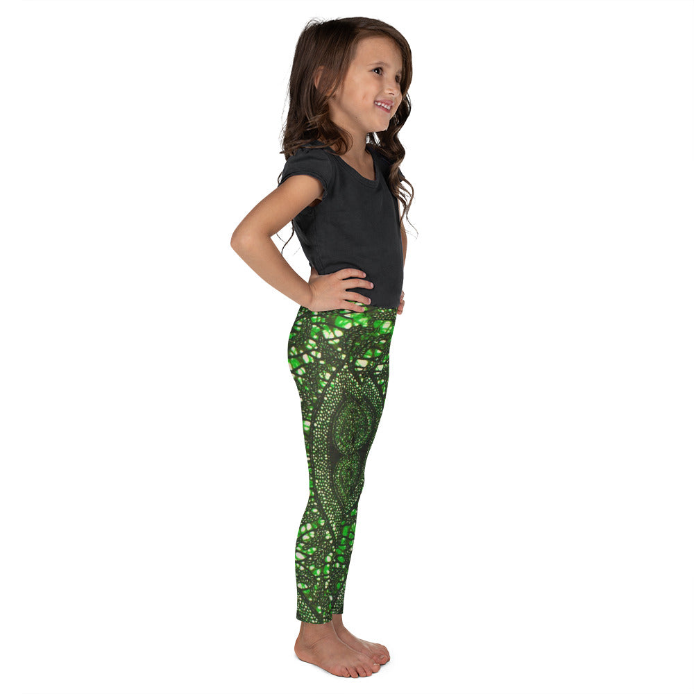 Green Peas Ankara Kid's Leggings