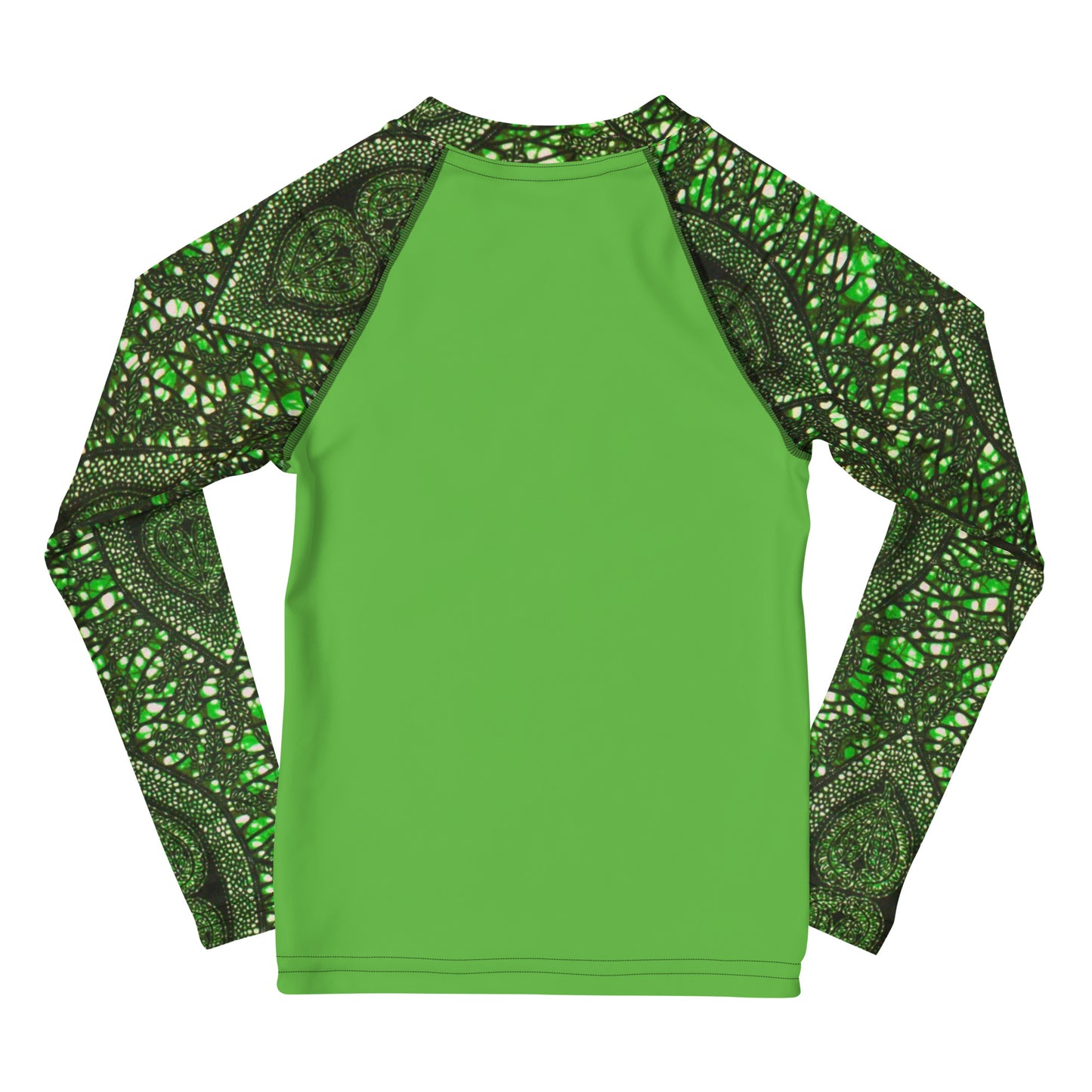 Green Peas Ankara Kids Rash Guard