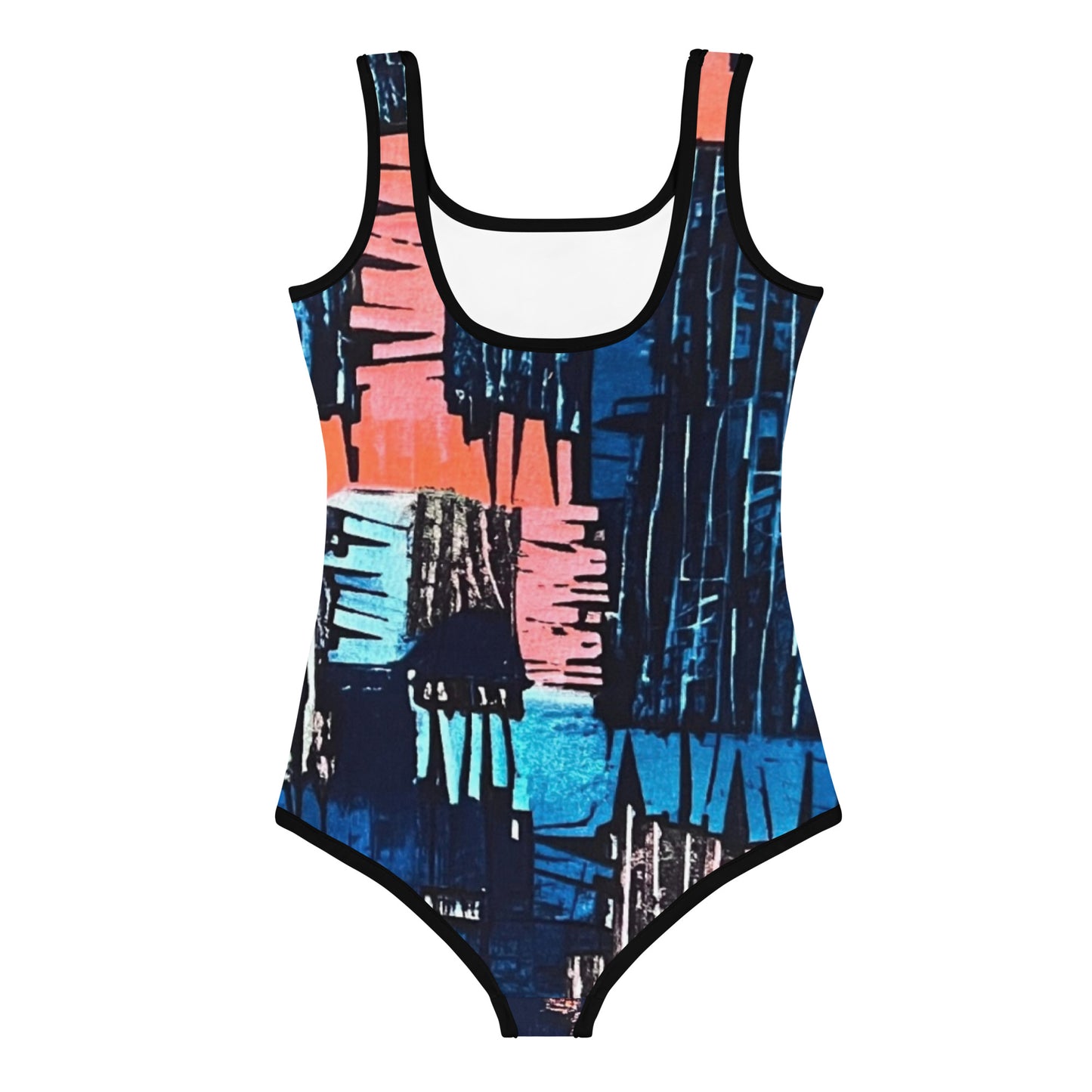 Colourful Adire Kids Swimsuit