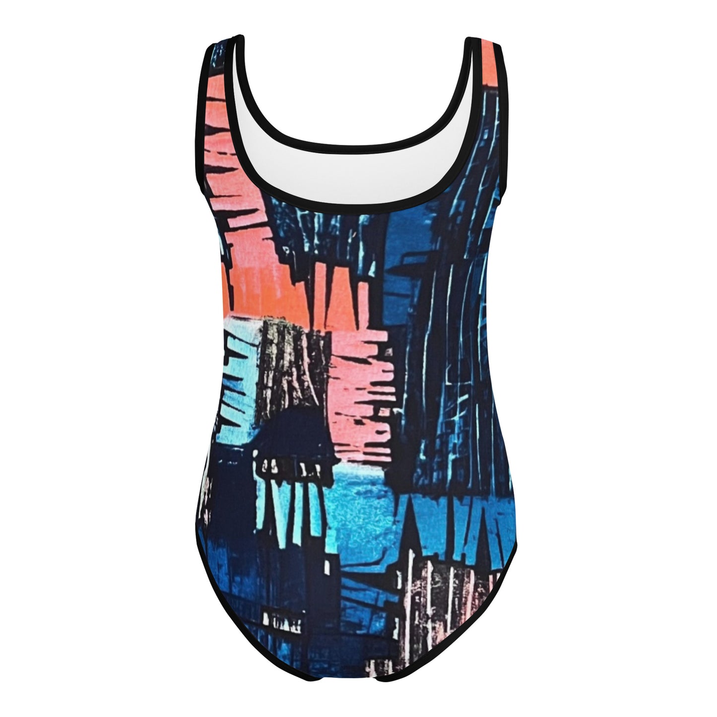 Colourful Adire Kids Swimsuit