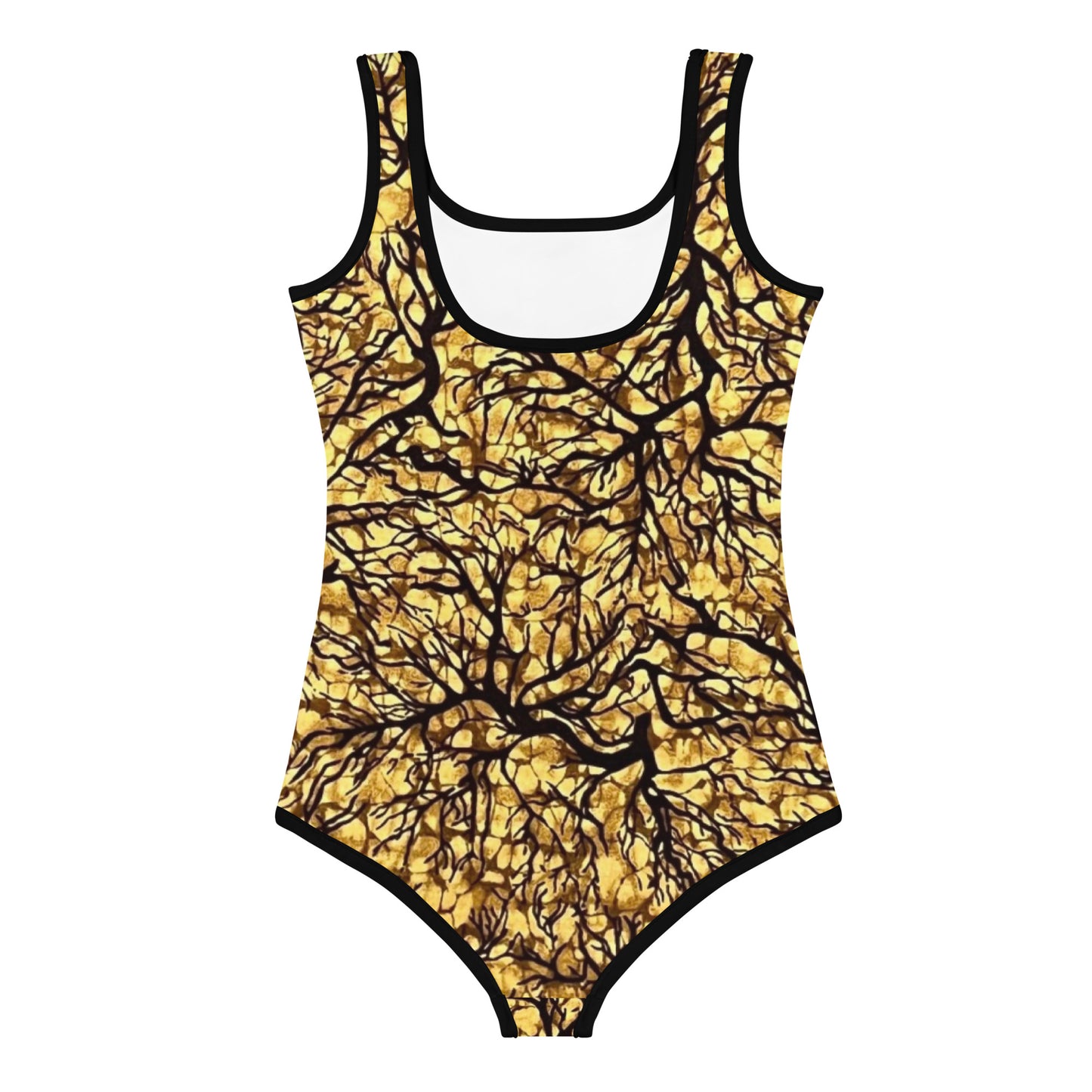 Trees Adire Kids Swimsuit