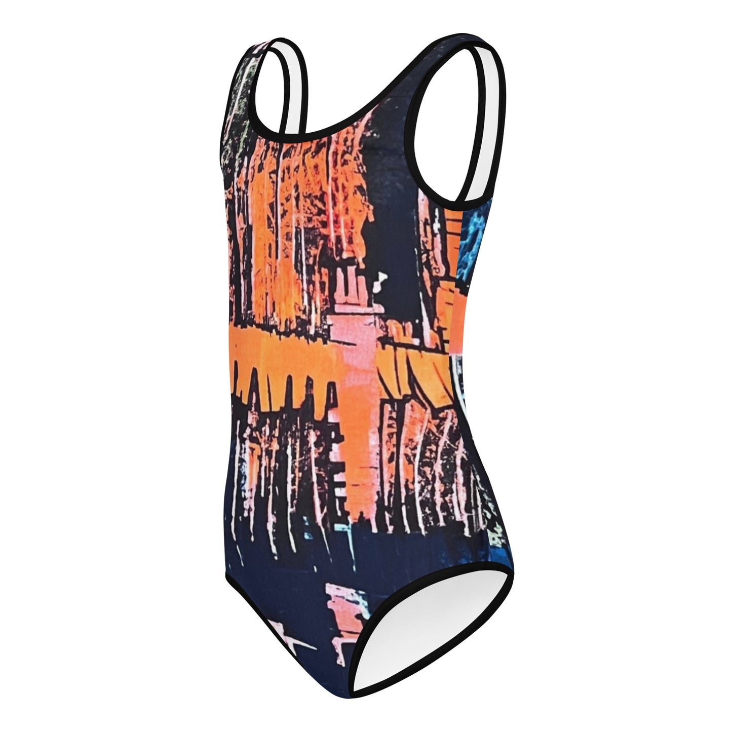 Colourful Adire Kids Swimsuit