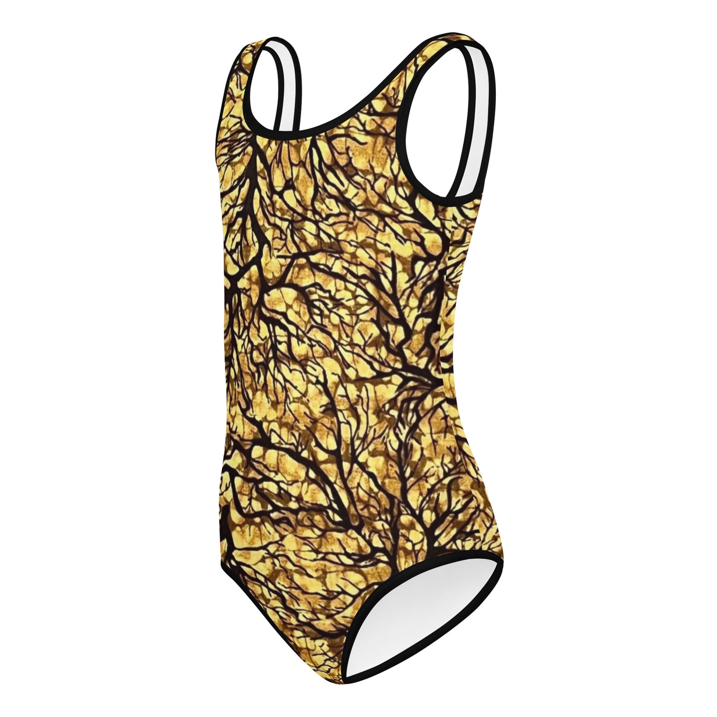 Trees Adire Kids Swimsuit