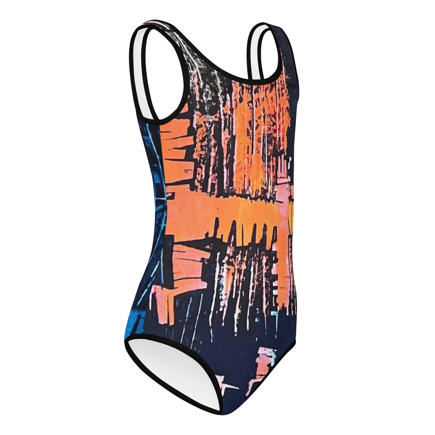 Colourful Adire Kids Swimsuit