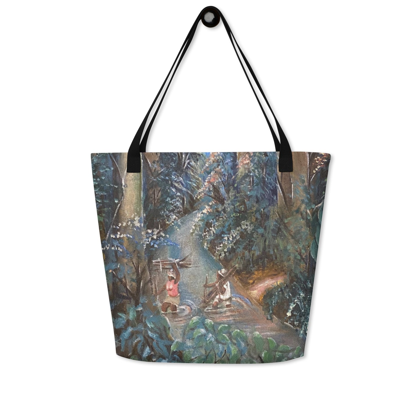 Rivers Large Tote Bag