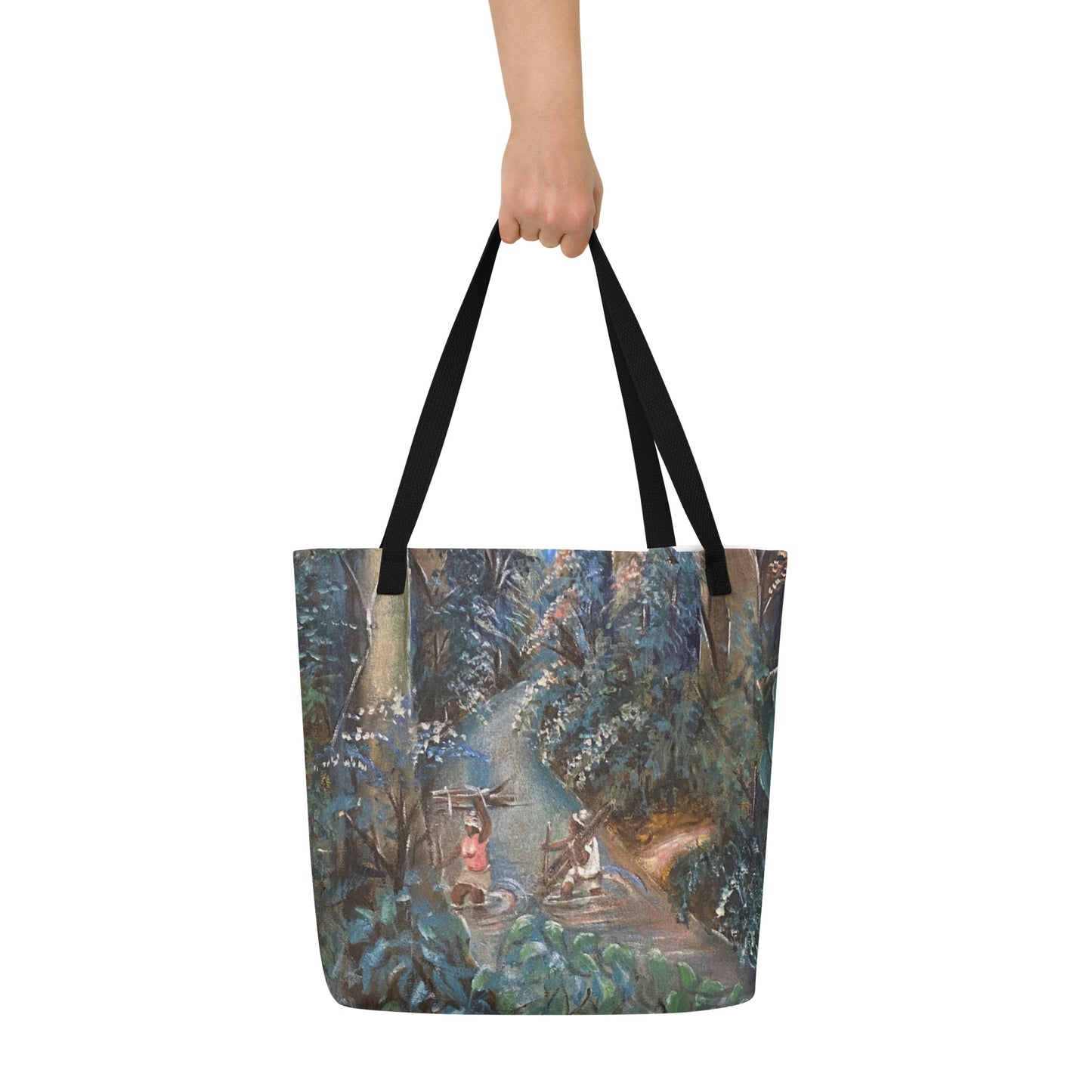 Rivers Large Tote Bag