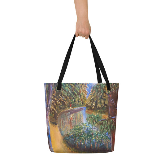 Rivers Large Tote Bag