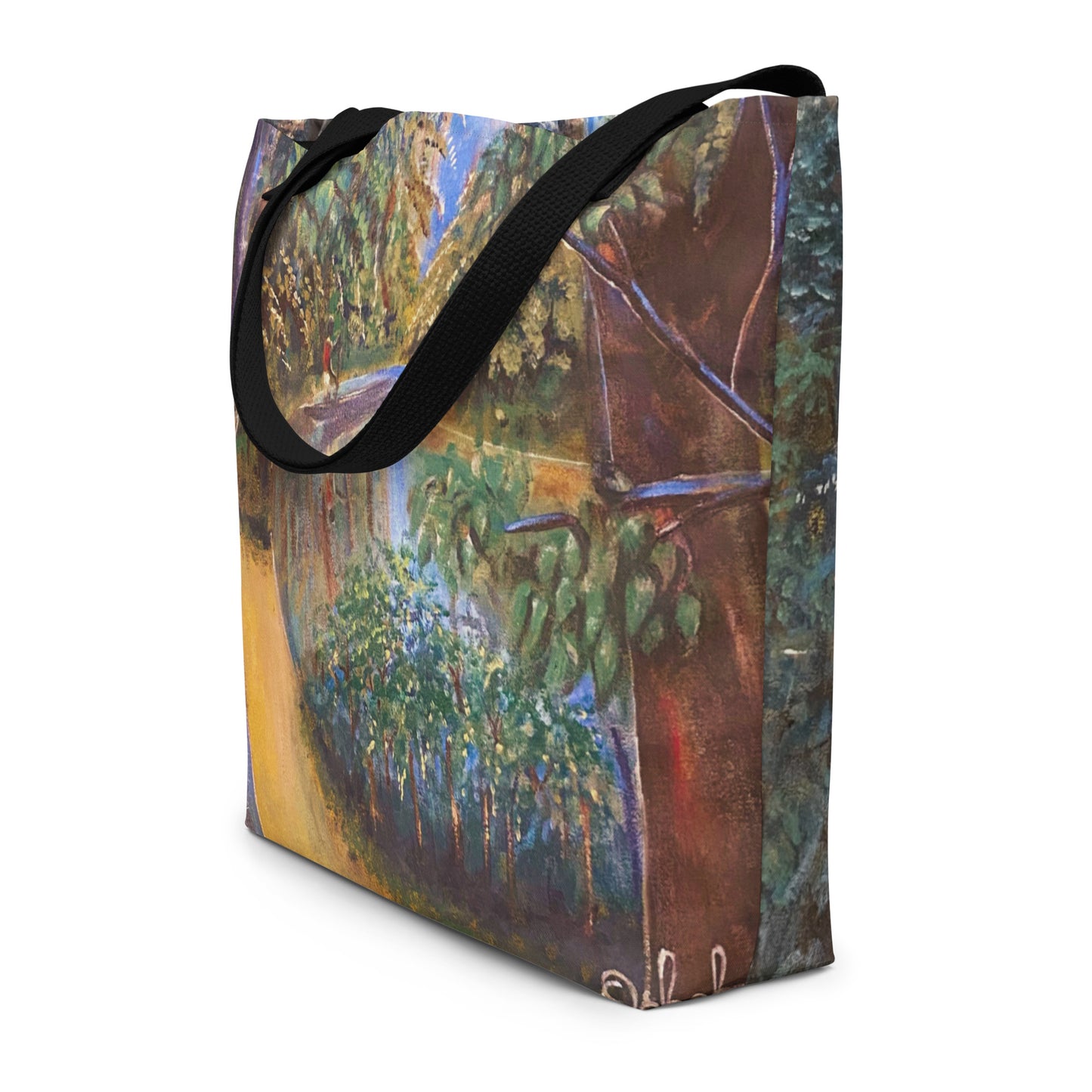 Rivers Large Tote Bag