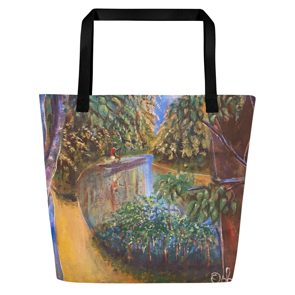 Rivers Large Tote Bag