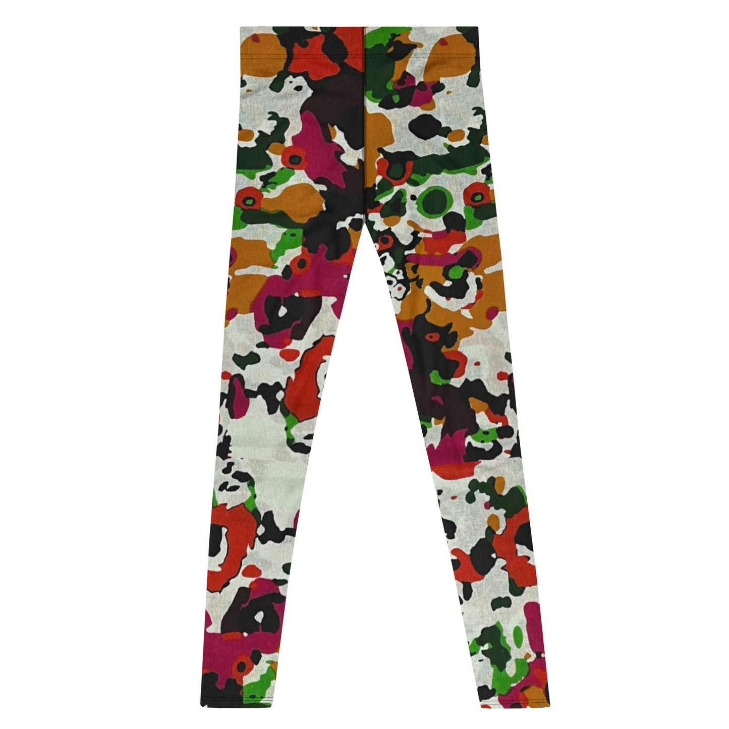 Multicolour Paint Ankara Men's Leggings