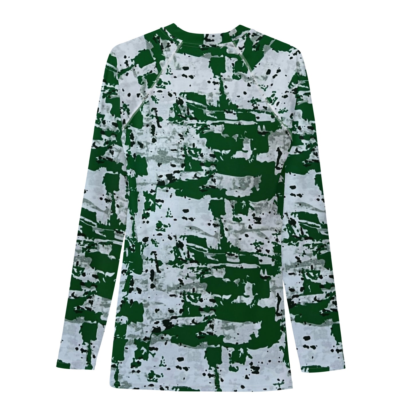 Green Camo Adire Men's Rash Guard