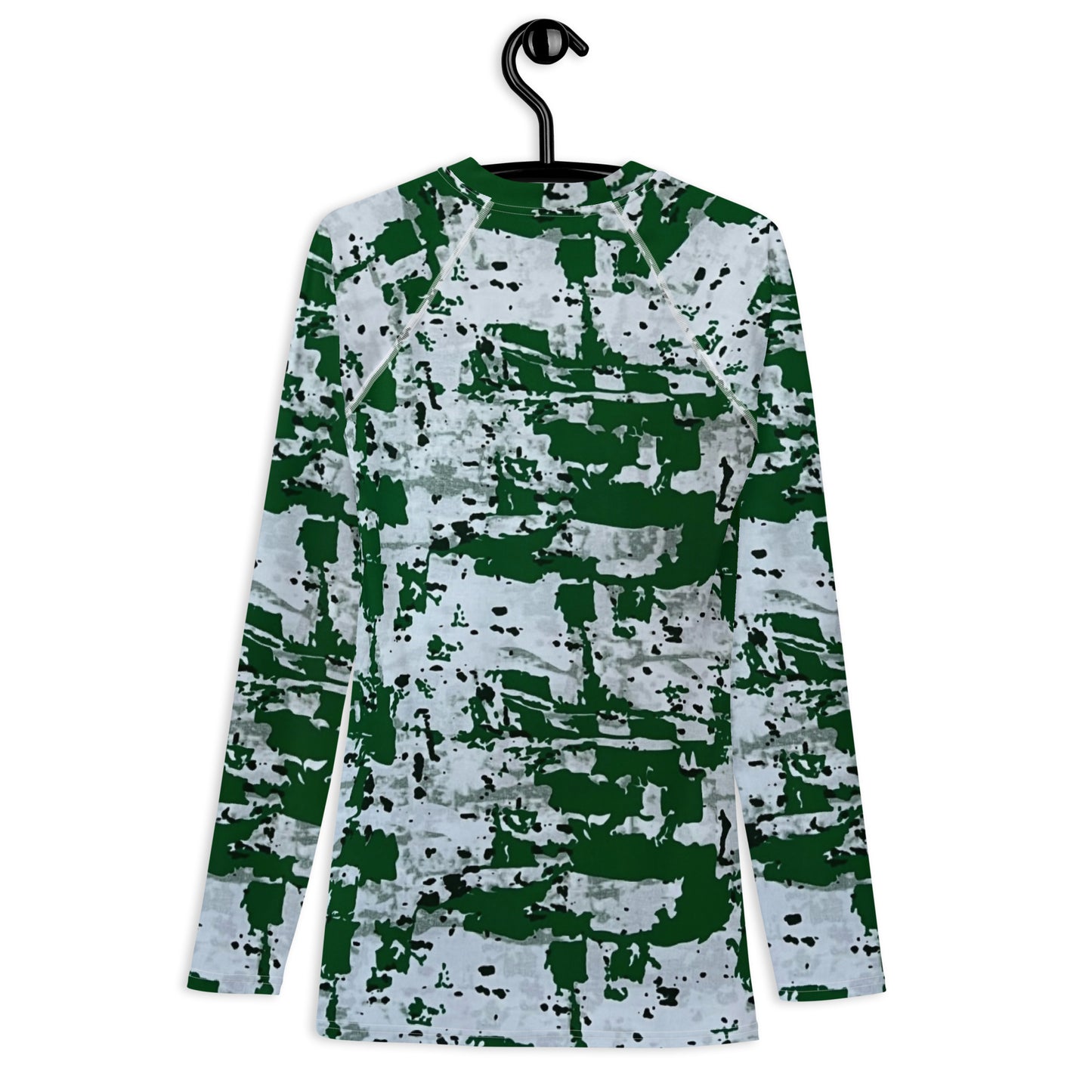 Green Camo Adire Men's Rash Guard