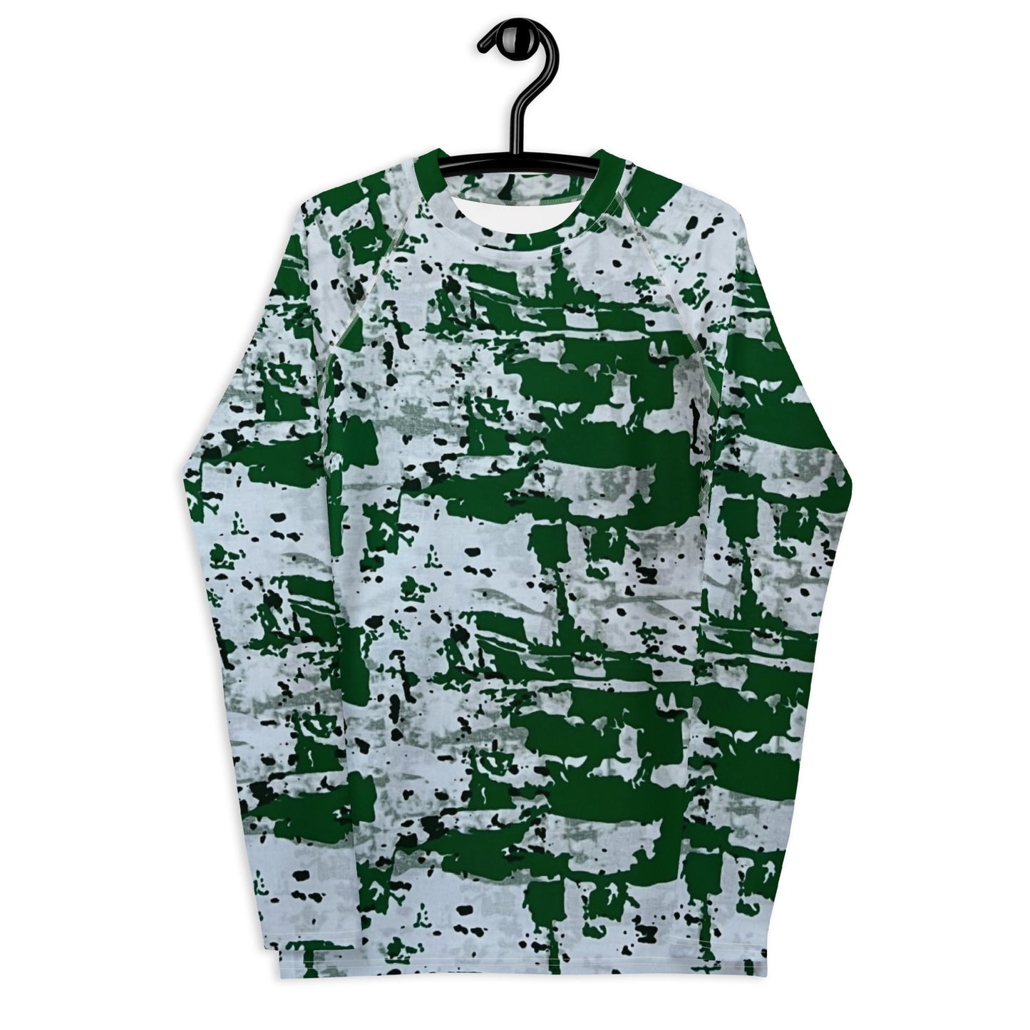 Green Camo Adire Men's Rash Guard