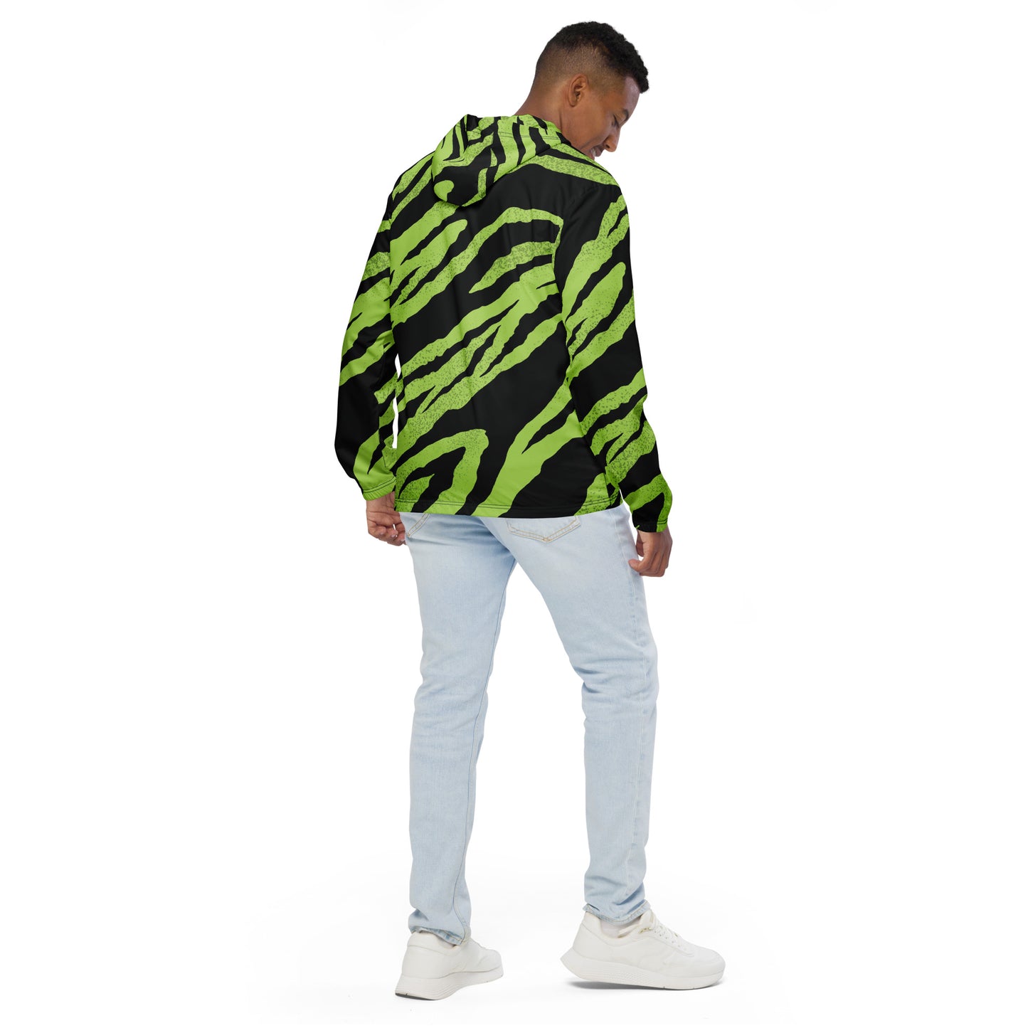 Green Tiger Men’s Windbreaker