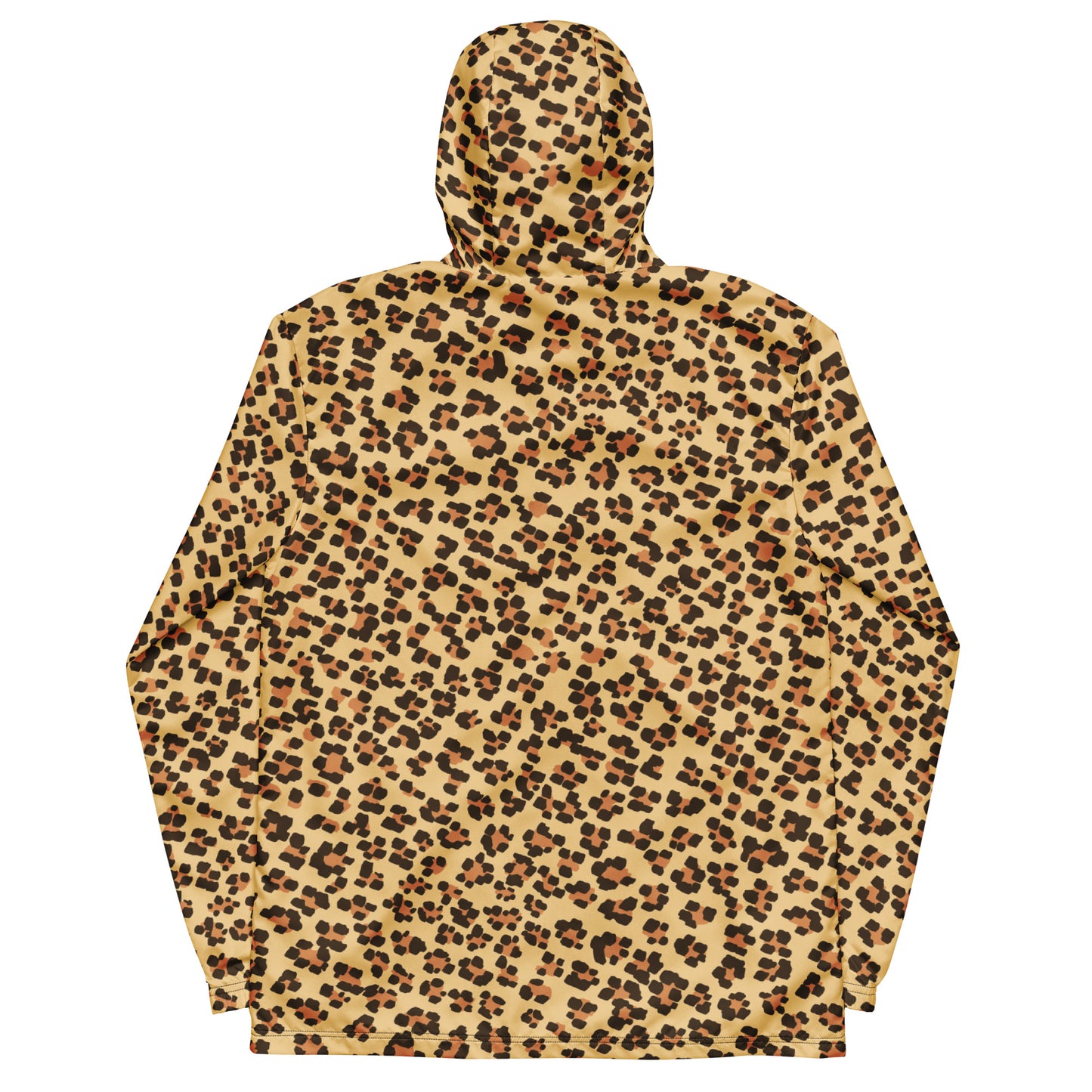 Brown Leopard Men’s Windbreaker