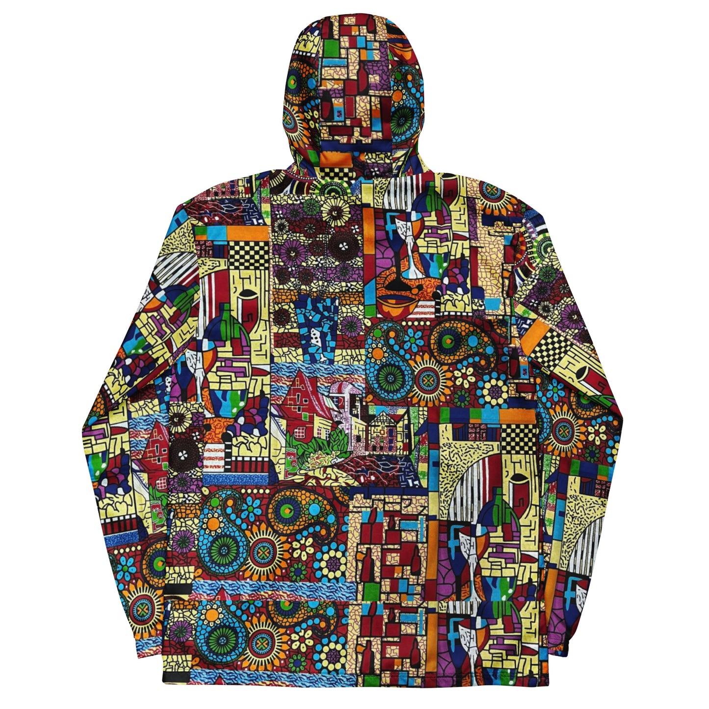 Colourful Artsy Men’s Windbreaker