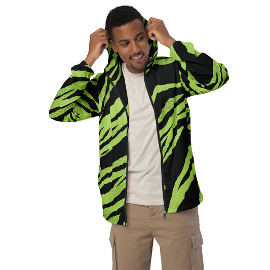 Green Tiger Men’s Windbreaker