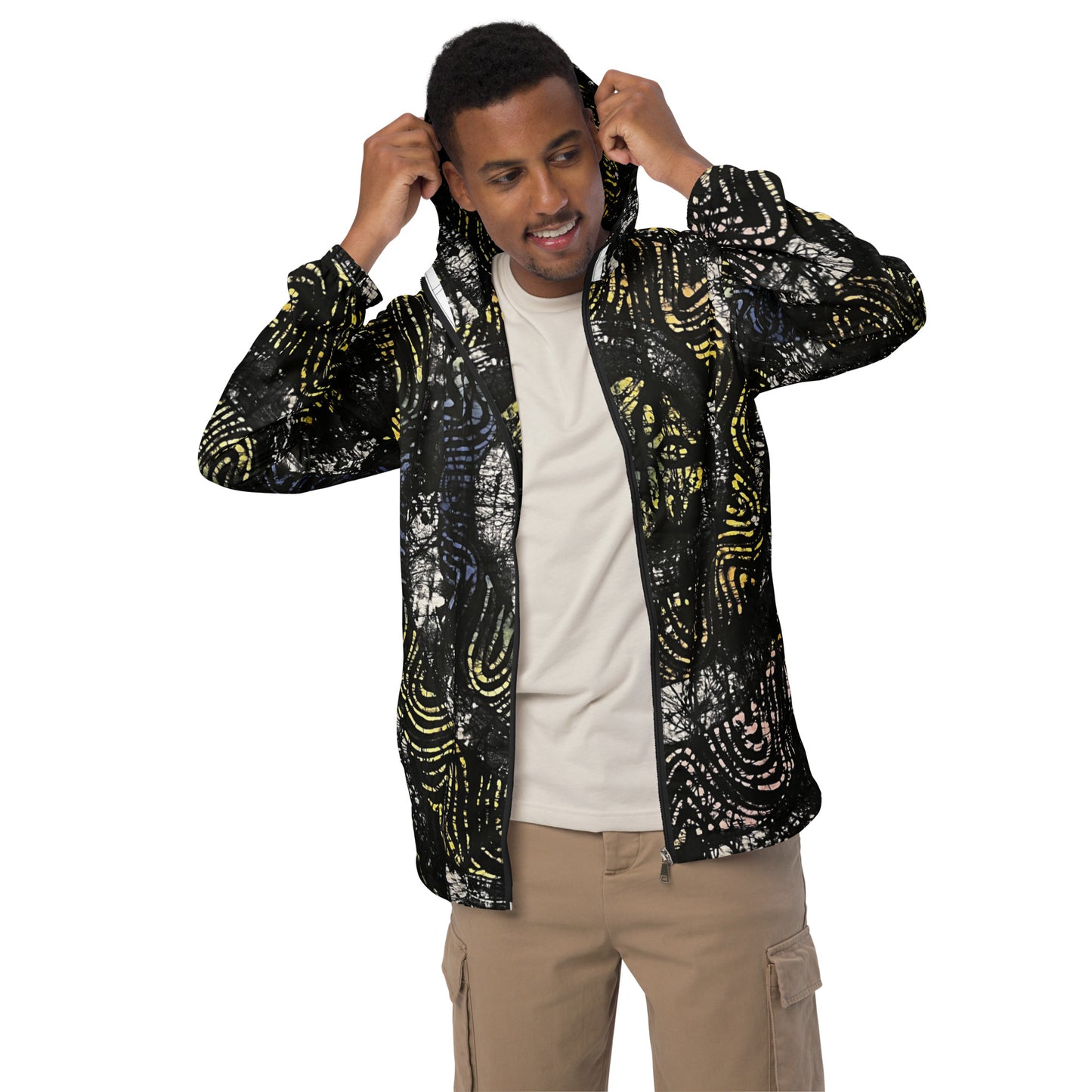 Swirls Men’s Windbreaker