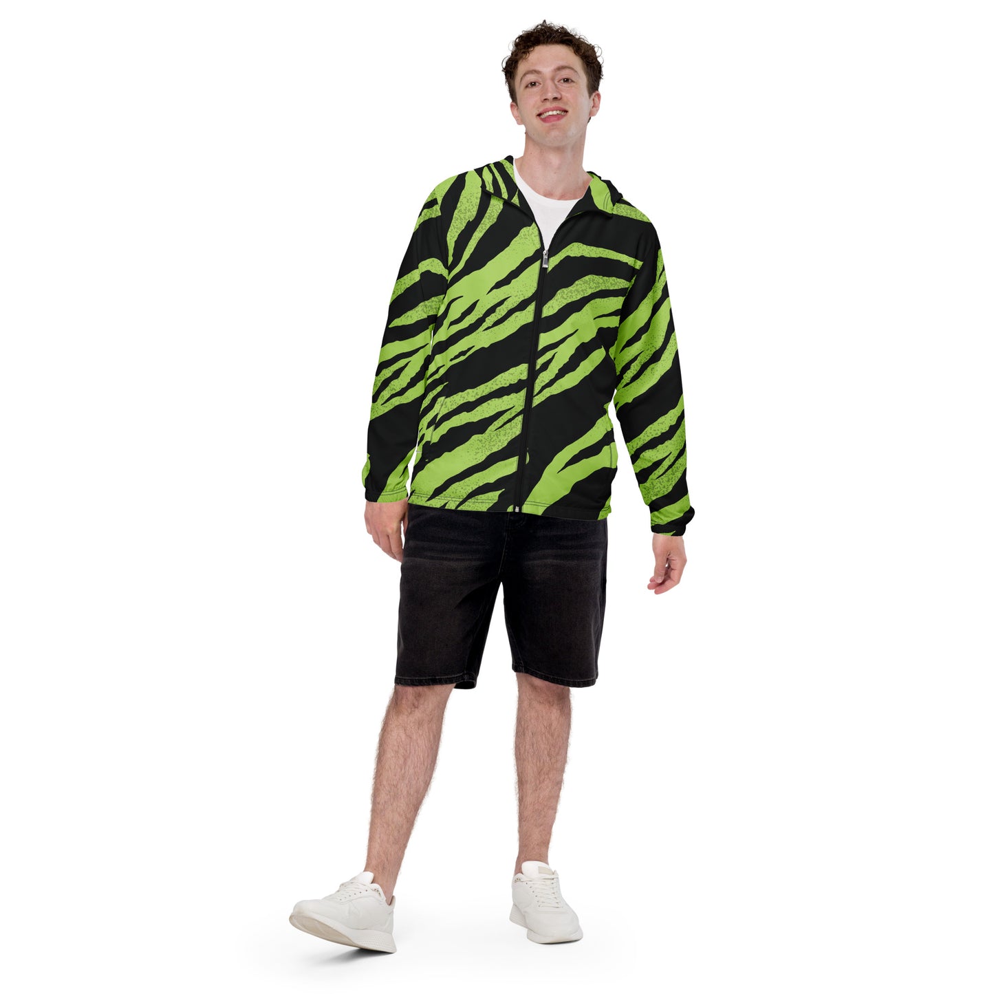 Green Tiger Men’s Windbreaker