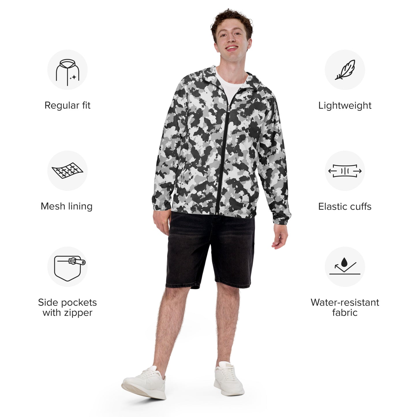 Camouflage Men’s Windbreaker