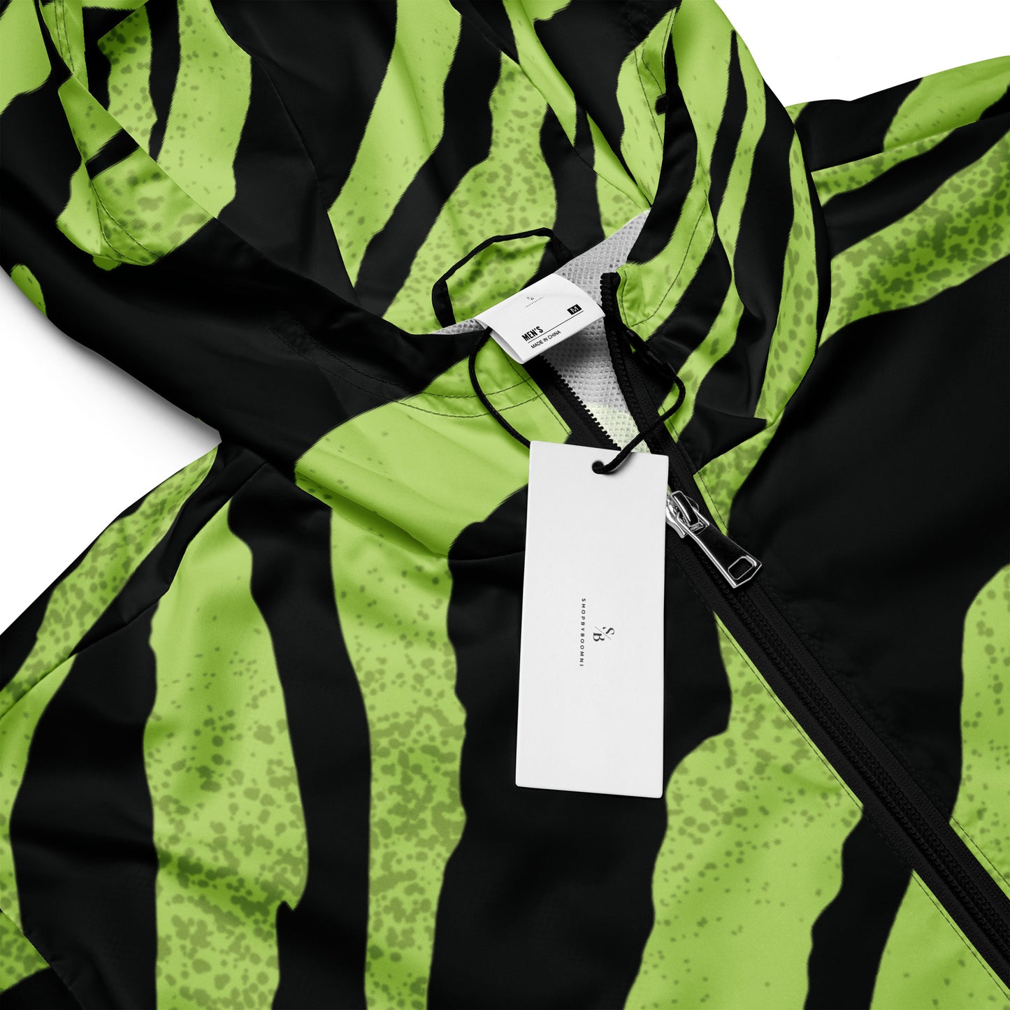 Green Tiger Men’s Windbreaker