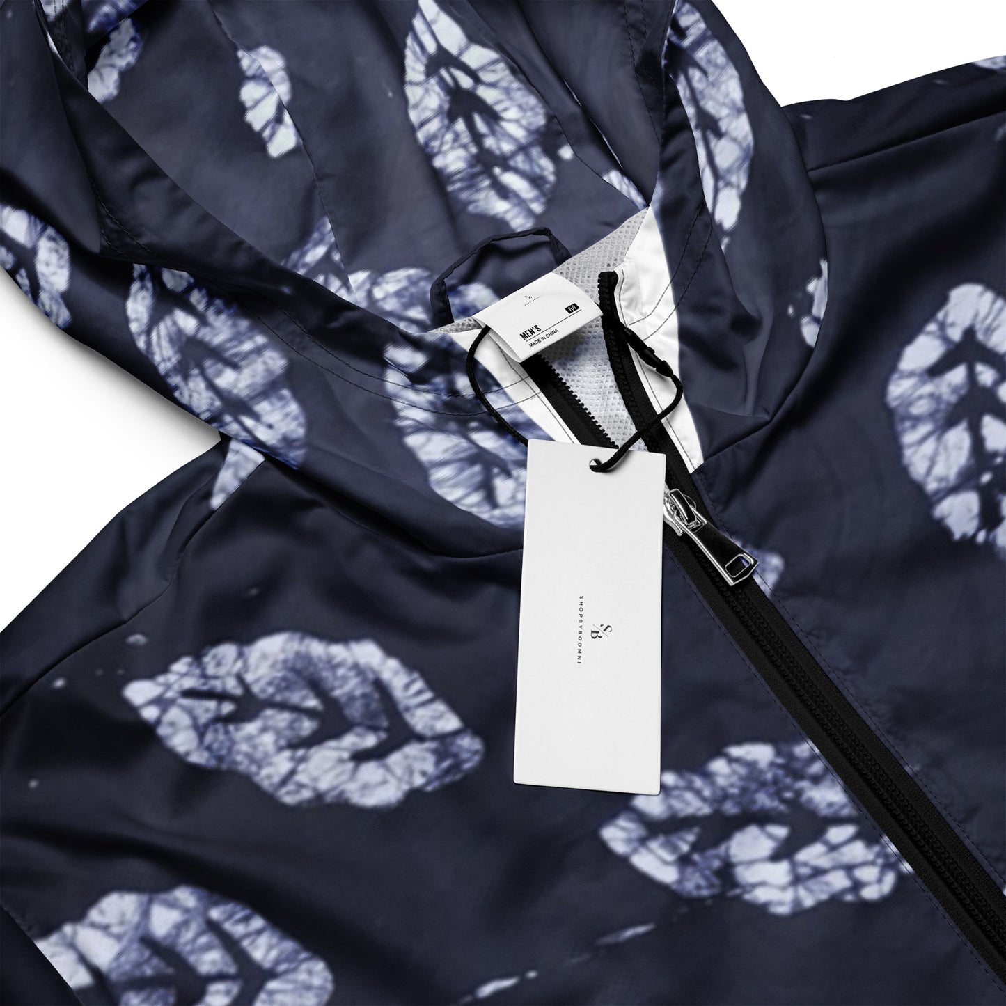 Indigo Leaf Men’s Windbreaker