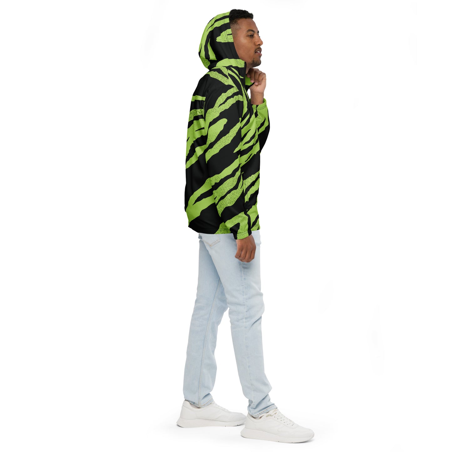 Green Tiger Men’s Windbreaker