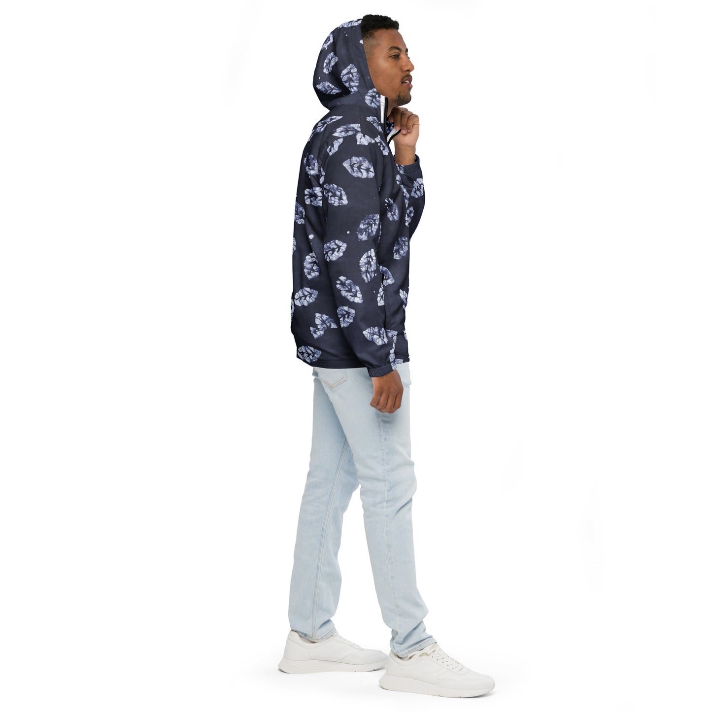 Indigo Leaf Men’s Windbreaker