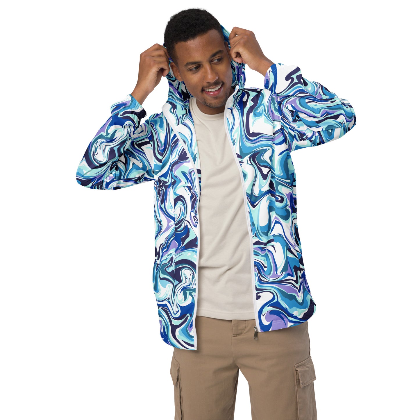 Blue Marble Men’s Windbreaker