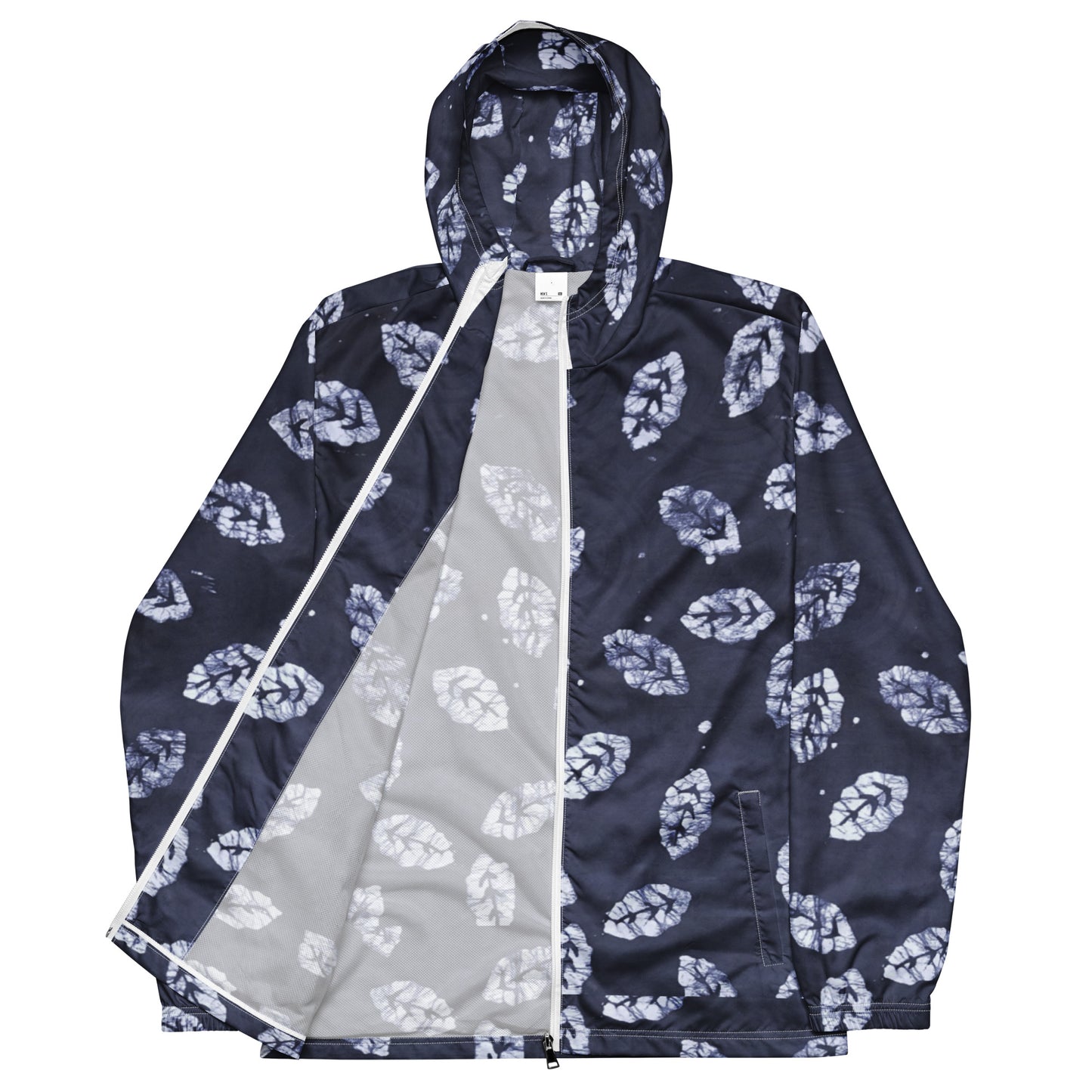 Indigo Leaf Men’s Windbreaker