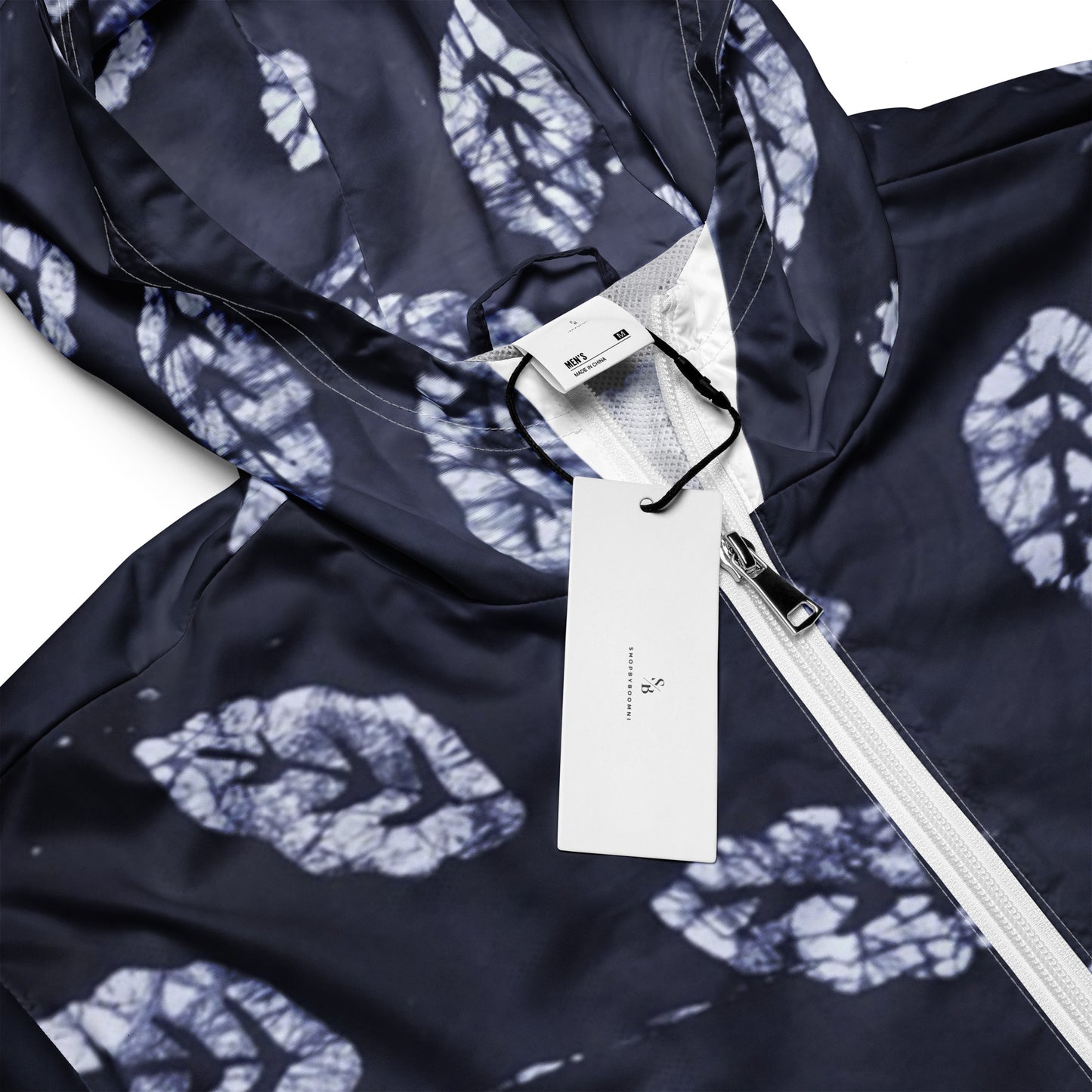 Indigo Leaf Men’s Windbreaker