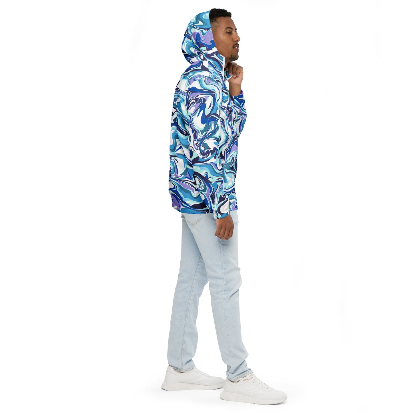 Blue Marble Men’s Windbreaker