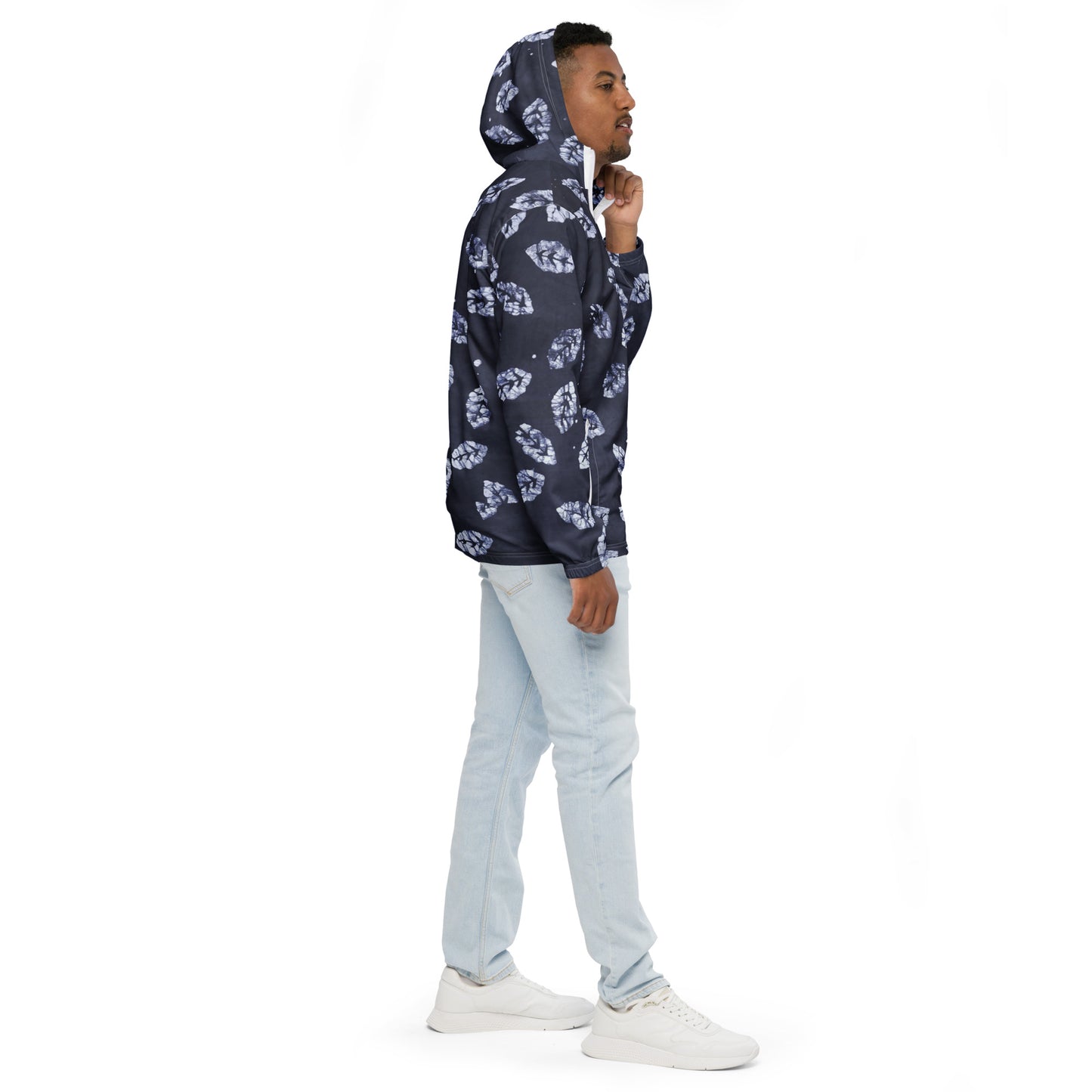 Indigo Leaf Men’s Windbreaker