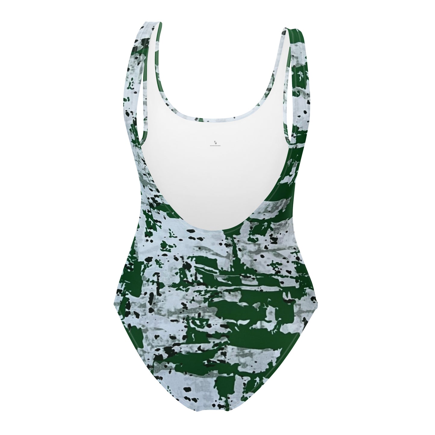 Green Camo Adire One-Piece Swimsuit