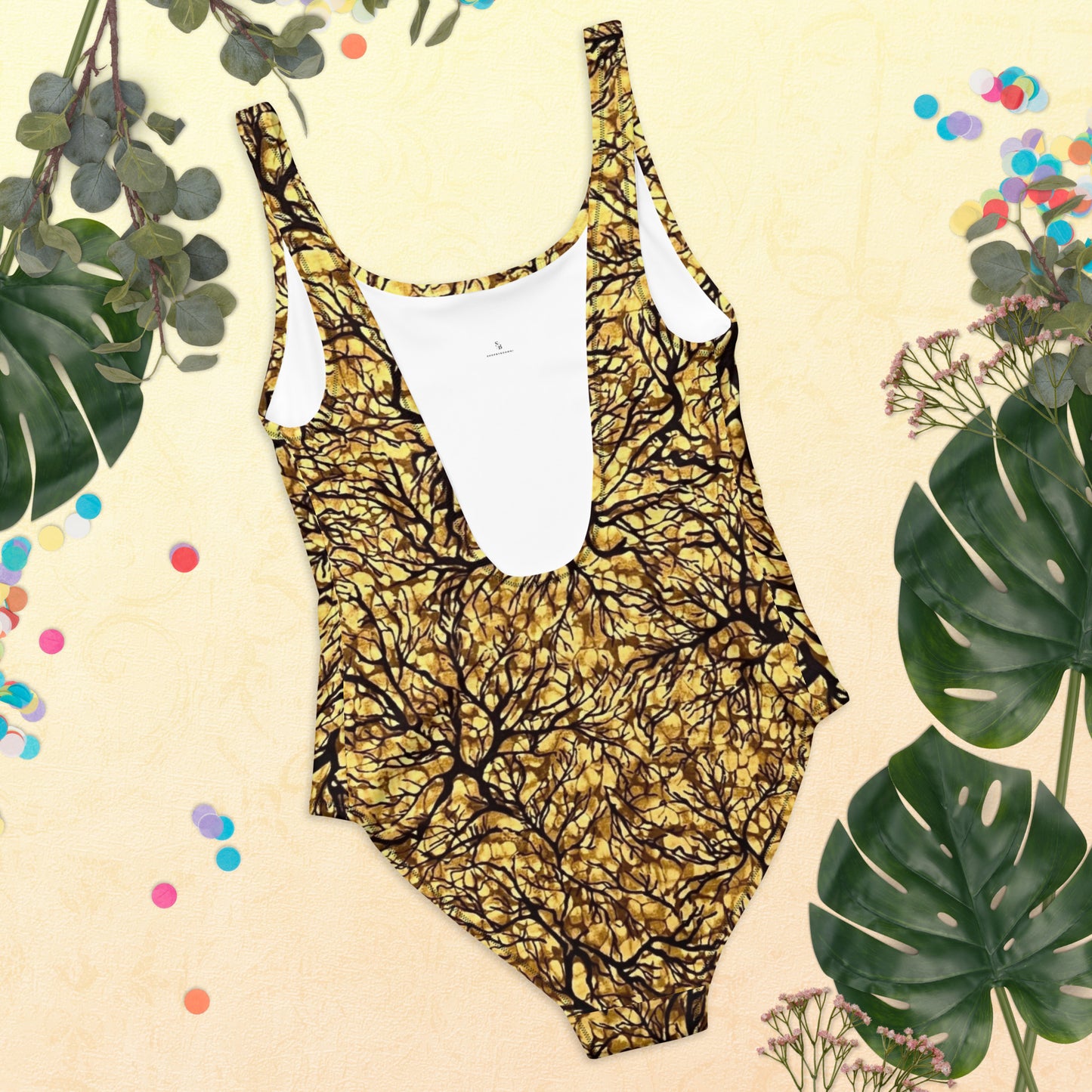 Trees Adire One-Piece Swimsuit