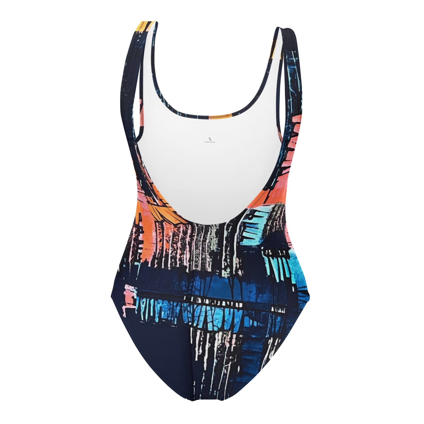 Colourful Adire One-Piece Swimsuit