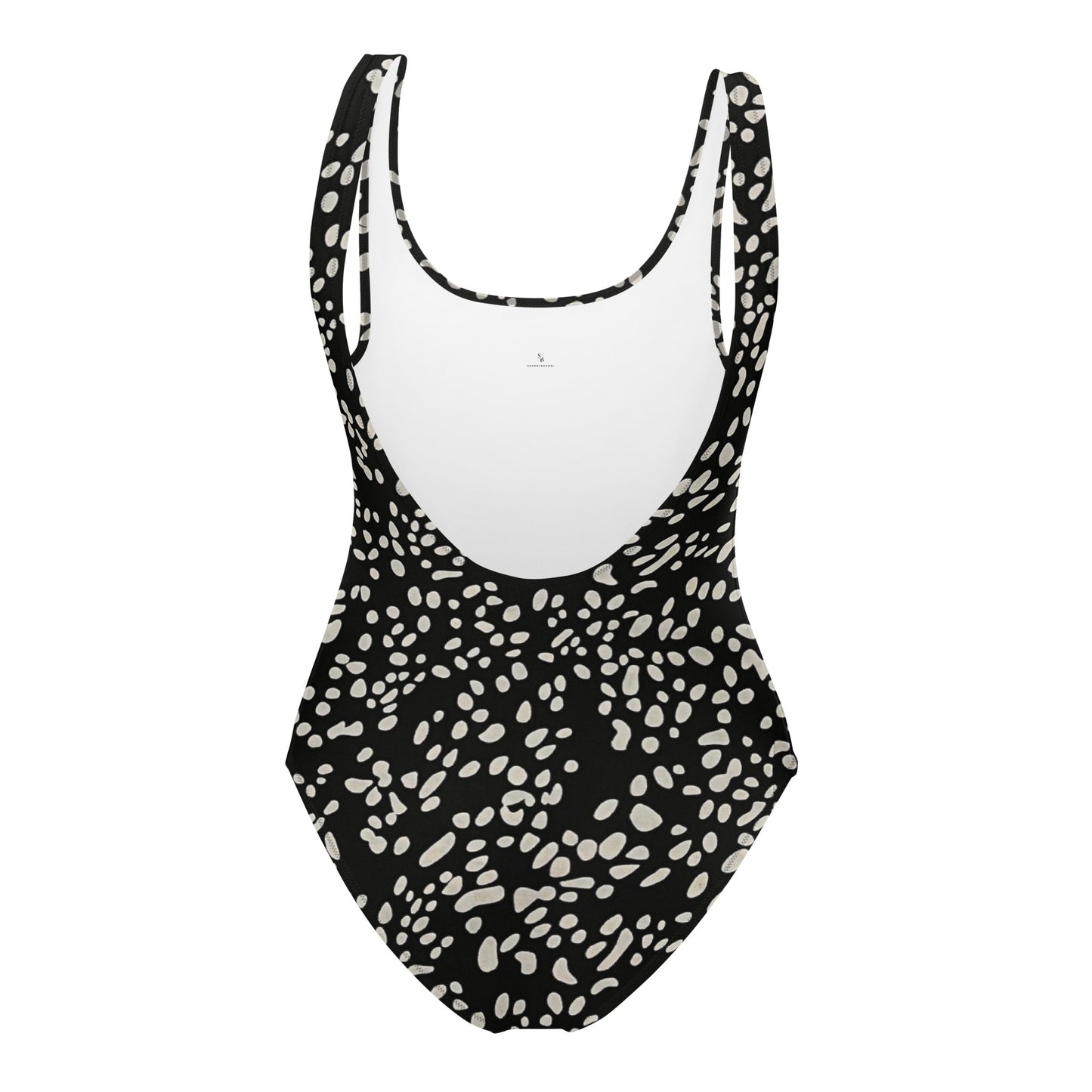 White Dots Adire One-Piece Swimsuit