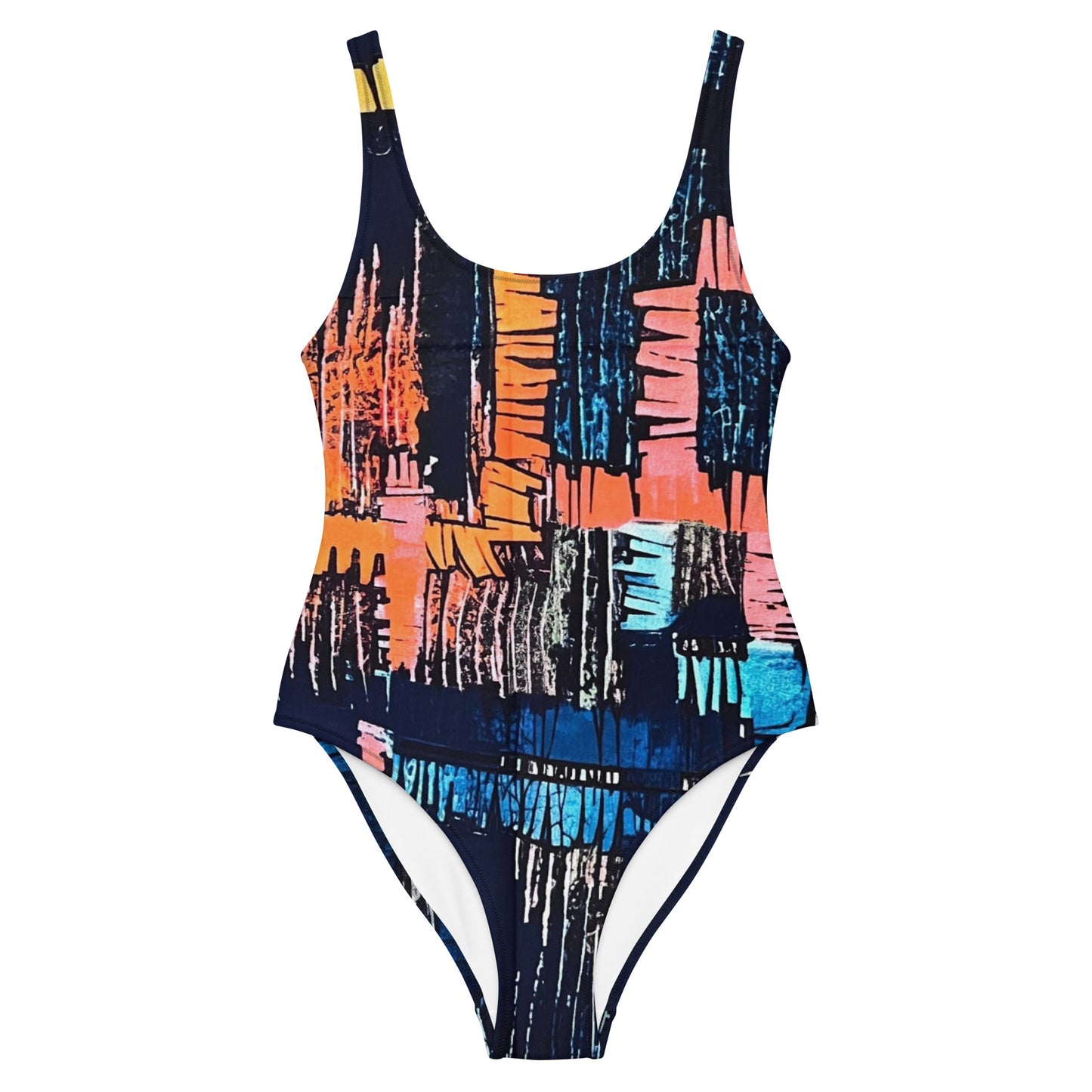 Colourful Adire One-Piece Swimsuit