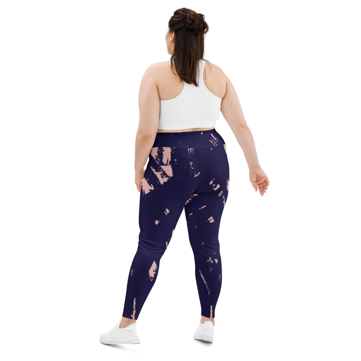 Indigo Print Plus Size Leggings