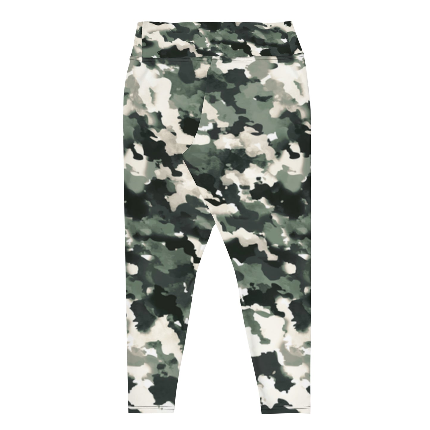 Army Print Plus Size Leggings